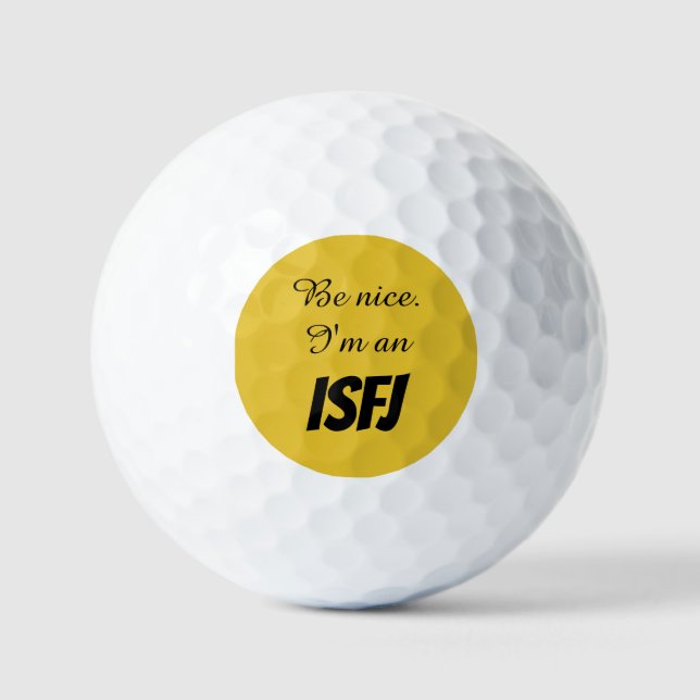 Balles de golf ISFJ (Recto)