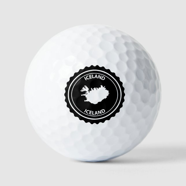 Balles De Golf Islande (Recto)