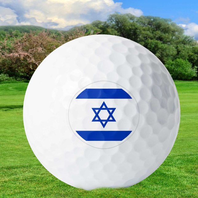 Balles De Golf Israel Golf Balls, Israel Flag Golfers / Patriotes (Créateur téléchargé)