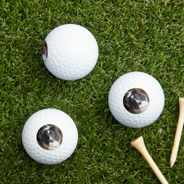 Balles De Golf J'adore mon Shetland Sheepdog (Herbe in situ)
