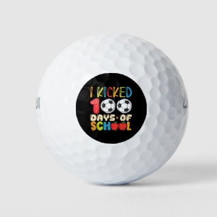 Balles De Golf J'ai donné un coup de pied à 100 jours d'amour du