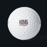 Balles De Golf J'Ai Fait Tester Ma Patience, Elle Est Revenue Nég<br><div class="desc">funny, patience, venin, venin, sarcastic, quote, birthday, her, him</div>