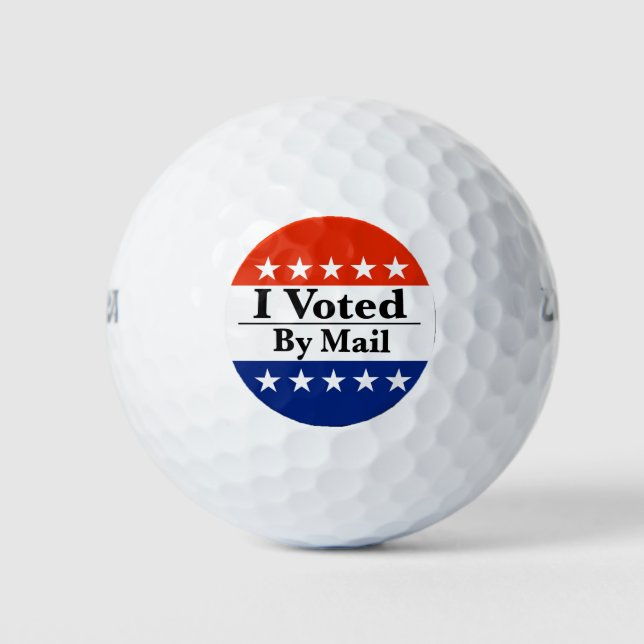 Balles De Golf J'ai voté par correspondance (Devant)