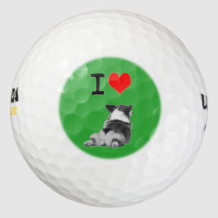 Balles De Golf J'aime Corgi Butts