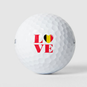 Balles De Golf J'aime la Belgique