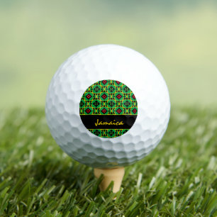 Balles De Golf Jamaica Golf Ball, Hearts & Jamaica Mode Drapeau