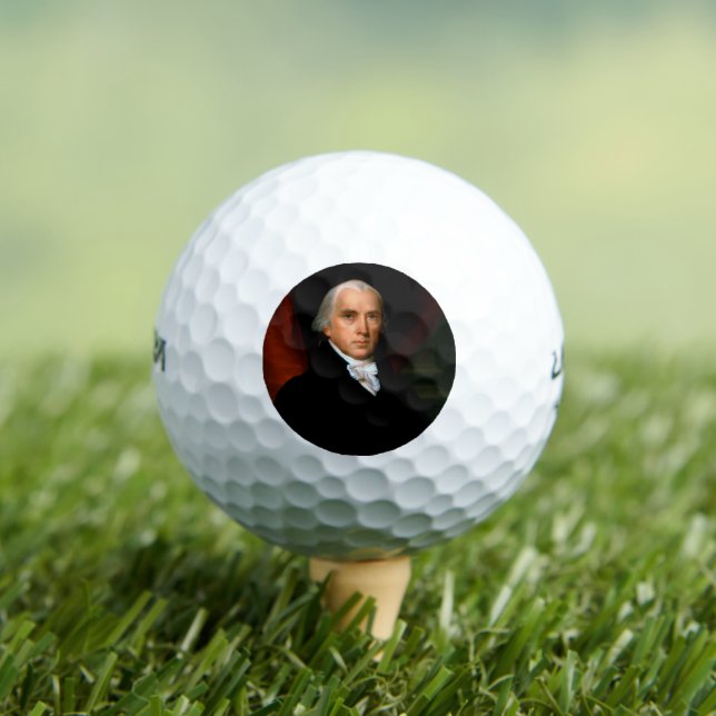 Balles De Golf James Madison 4e Président des États-Unis (T-shirt Insitu)