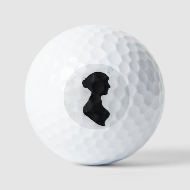Balles De Golf Jane Austen Sihouette (Recto)