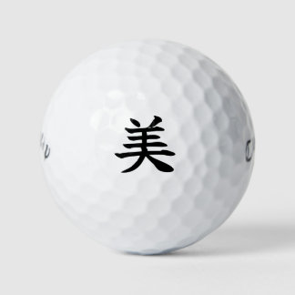 Balles De Golf Japanese KANJI "BI" Golf ball