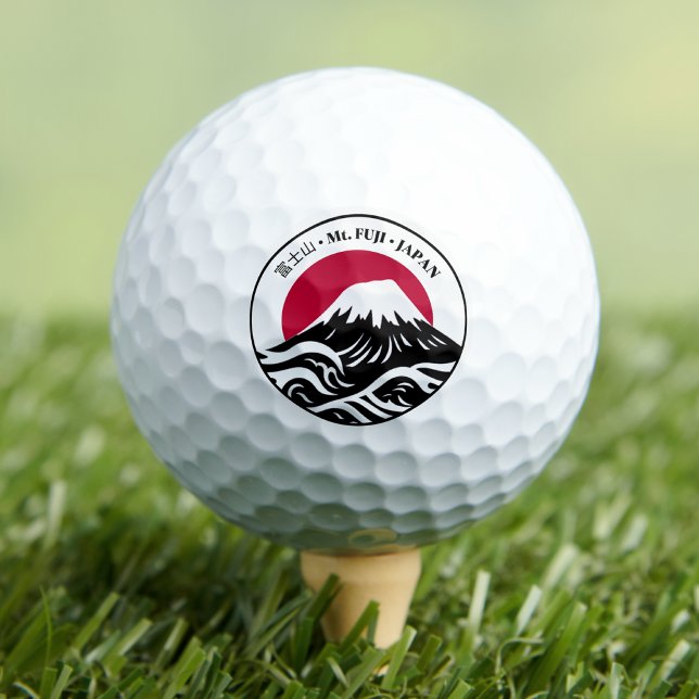 Balles De Golf Japon Mont Fuji 富 士 山 Honshu (Créateur téléchargé)