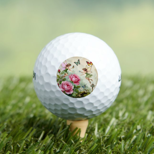 Balles De Golf Jardin Enchanté des Fées Florales (T-shirt Insitu)