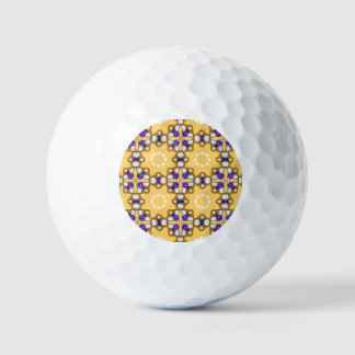 Balles De Golf Jaune et pourpre