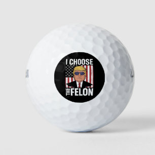 Balles De Golf Je Choisis Le Patriote Républicain Felon Trump 202