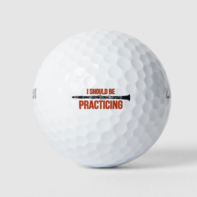 Balles De Golf Je Devrais Pratiquer (Devant)