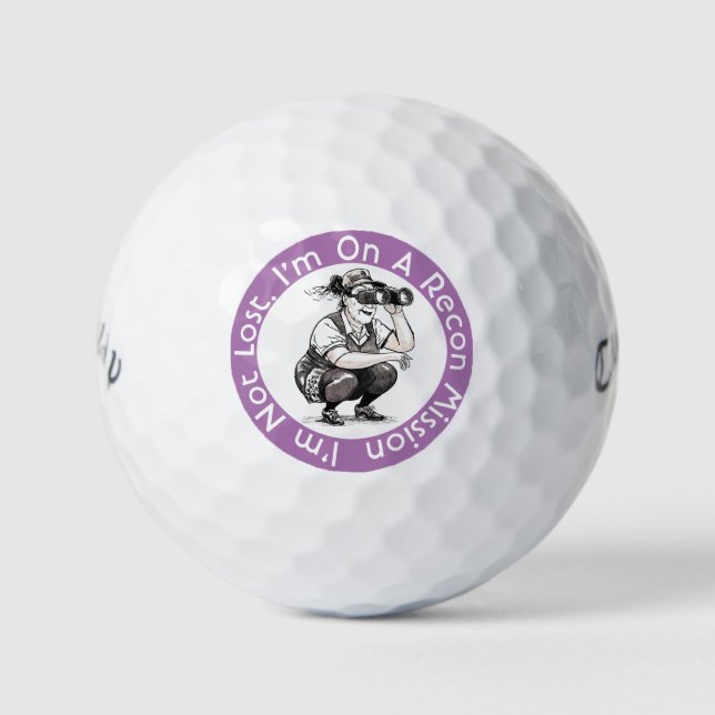 Balles De Golf Je ne suis pas perdu Callaway Warbird Golf Balls (Devant)