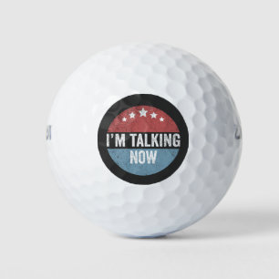 Balles De Golf Je parle maintenant du débat du président Trump Ka