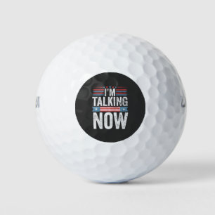 Balles De Golf Je parle maintenant du débat du président Trump Ka