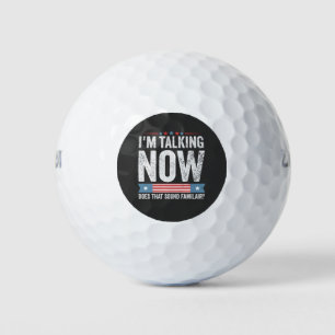 Balles De Golf Je parle maintenant du débat du président Trump Ka
