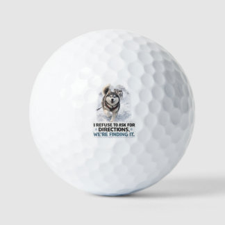 Balles De Golf Je refuse de demander mon chemin citation drôle de