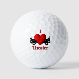 Balles De Golf Je suis amoureux du théâtre