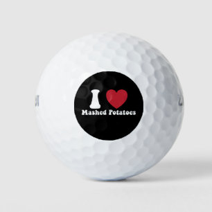 Balles De Golf Je suis fan de purée de pommes de terre Cadeau de