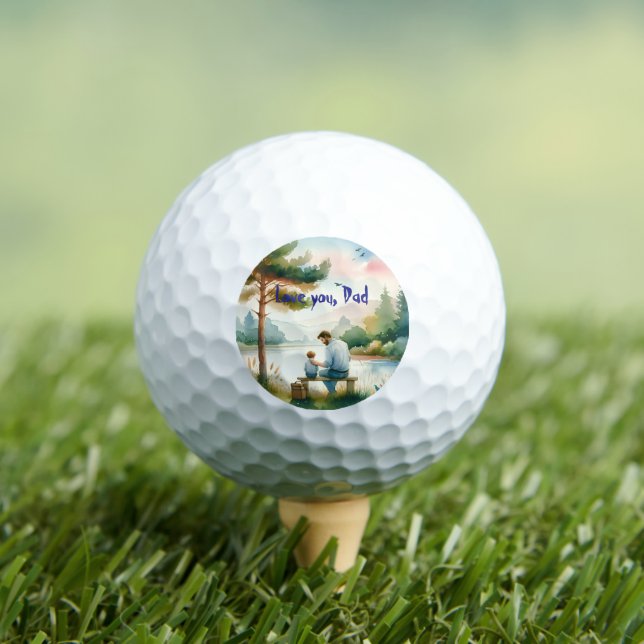 Balles De Golf Je t'aime, papa (T-shirt Insitu)