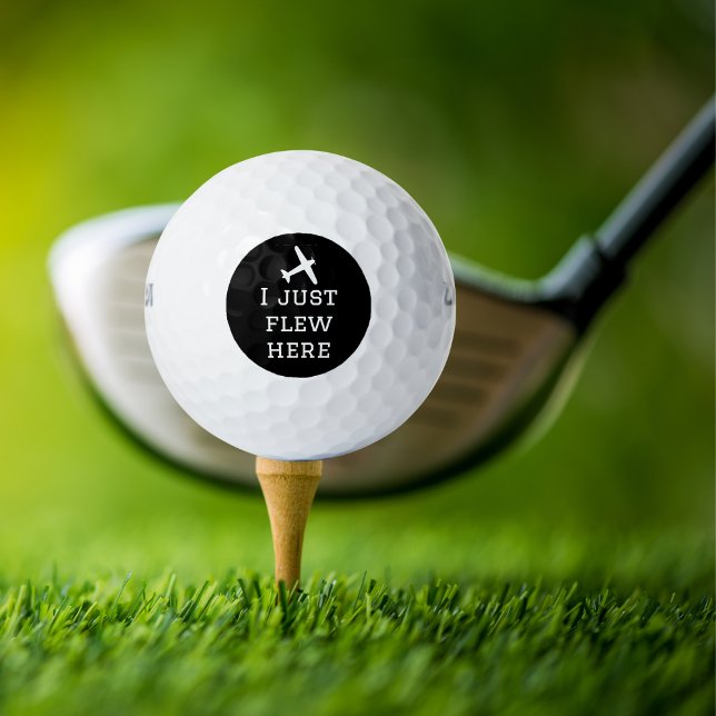 Balles De Golf Je Viens De Voler Ici, Drôle, Cool, Aviation, simp (Créateur téléchargé)