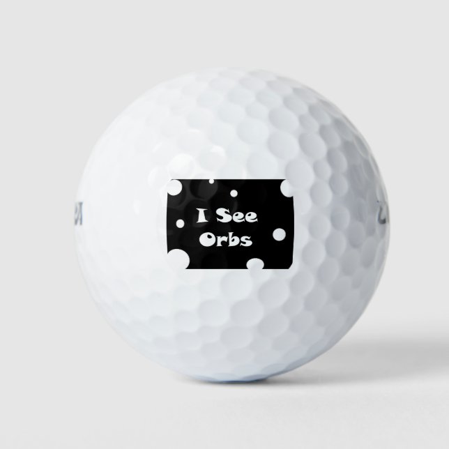 Balles De Golf Je vois Orbs-golf (Devant)