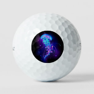 Balles De Golf Jellyfish éclatante couleur