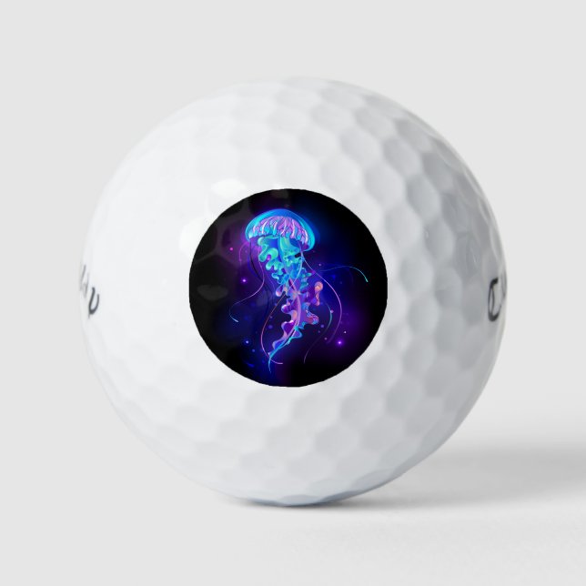 Balles De Golf Jellyfish éclatante couleur (Devant)