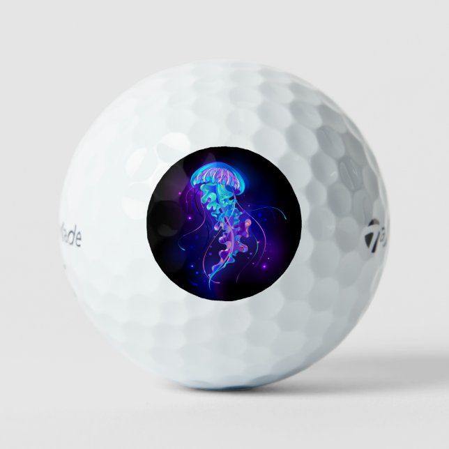 Balles De Golf Jellyfish éclatante couleur (Recto)