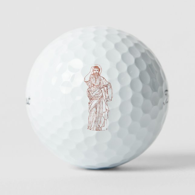 Balles De Golf Jésus-Christ de Nazareth Fils de Dieu (Recto)
