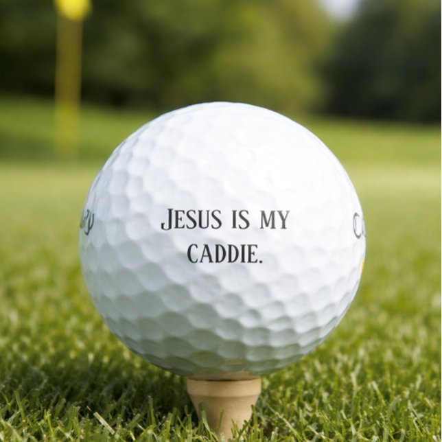 Balles De Golf 'Jésus est mon caddie' Les golfeurs chrétiens s'en (Créateur téléchargé)