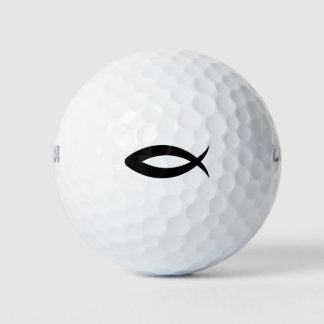 Balles De Golf Jésus Poisson