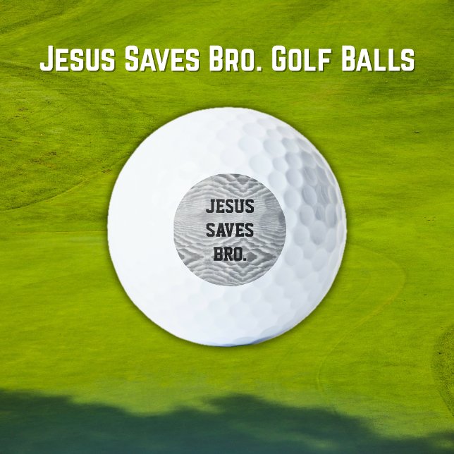 Balles De Golf Jésus Sauve Bro. (Jesus Saves Bro. Golf Balls
)