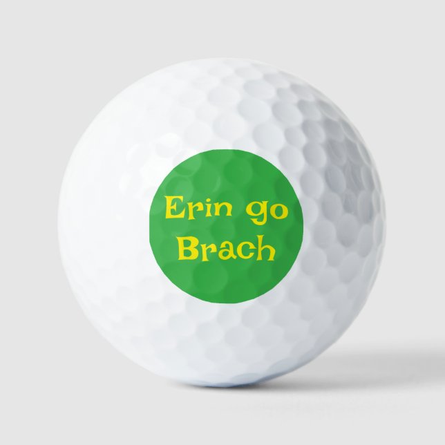 Balles De Golf Jeton de la Saint-Patrick (Recto)