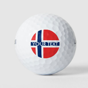 Balles De Golf Jeu de golf drapeau norvégien pour la Norvège