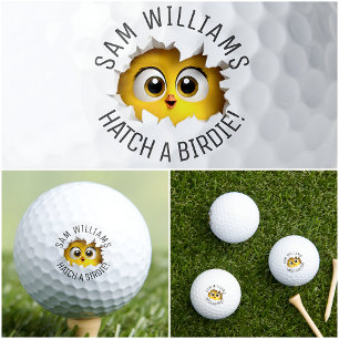 Balles De Golf Jeu de mots drôle et nom, Poulette mignonne, Pour