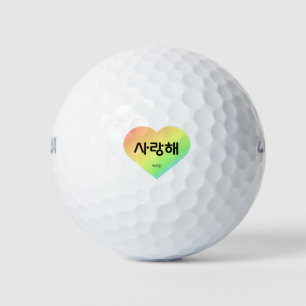 Balles De Golf JIMIN - Saranghae - Je vous aime en coréen - BTS