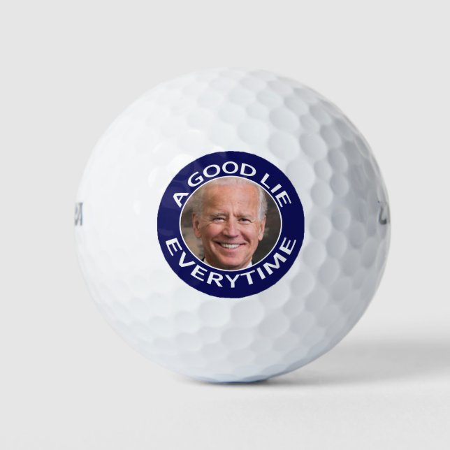 Balles De Golf Joe Biden Bon mensonge (Devant)
