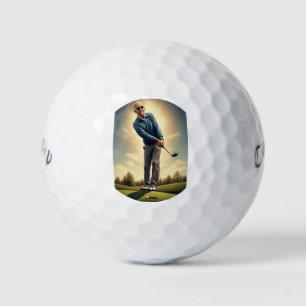 Balles De Golf Joe Biden heureux