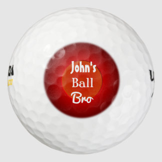 Balles De Golf John's Ball Bro Texte >Funny Golf Balls