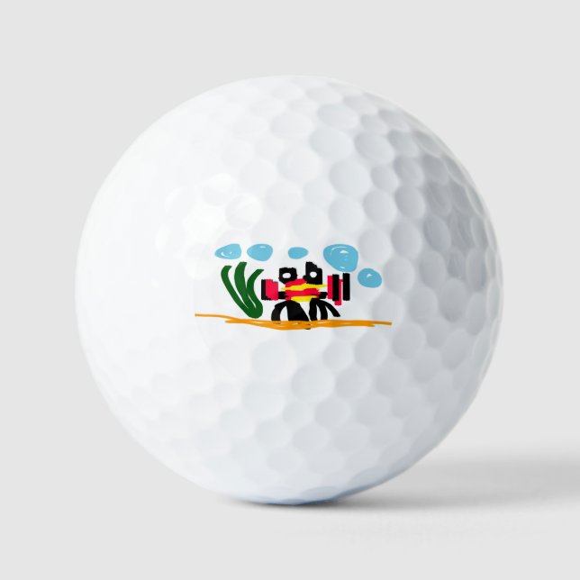 Balles De Golf Joie de crabe (Recto)