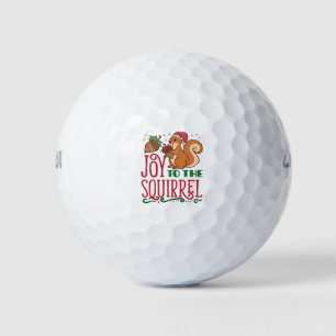 Balles De Golf Joie de Noël aux écureuils