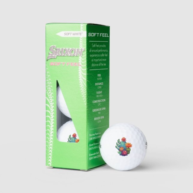 Balles De Golf Joli cactus en fleurs (Conditionnement)