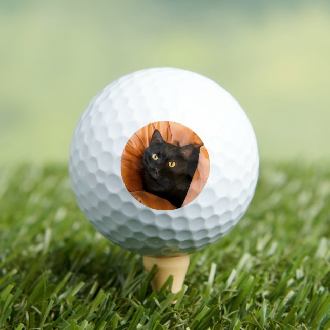 Balles De Golf Joli chat noir (T-shirt Insitu)