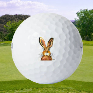 Balles De Golf Joli lapin brun lièvre Forêt Enfants