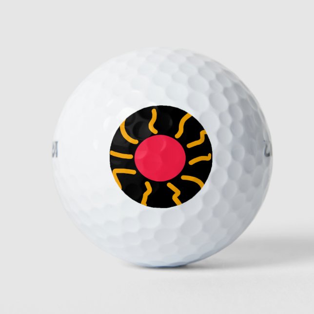 Balles De Golf Joli soleil (Devant)