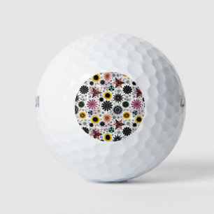 Balles De Golf Joli vintage fleurs sans coutures motif
