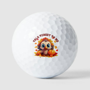 Balles De Golf Jolie Turquie et feuillage d'automne